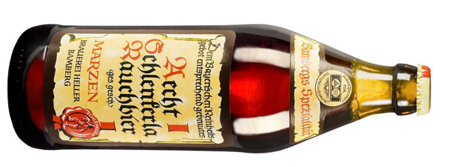 A Schlenkerla Märze, uma Rauchbier da alemã Aecht (R$ 37, 500 ml), é uma das cervejas importadas da carta de cervejas especiais do Bar do Alemão. Foto: Divulgação