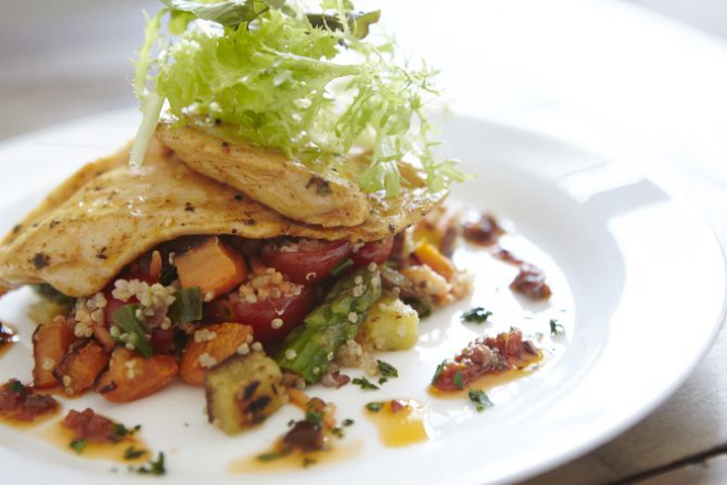 Salada de grãos. Foto: Divulgação