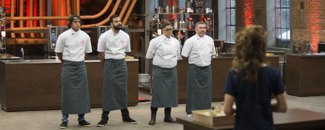 Os top 4 do MasterChef Profissionais.