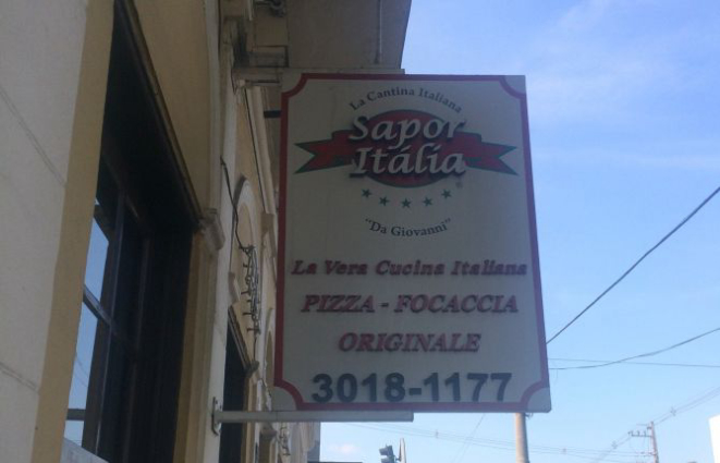 Sapor Italia, tradicional cantina italiana desde 1998, fechou em fevereiro de 2017. Foto: Reprodução/Trip Advisor