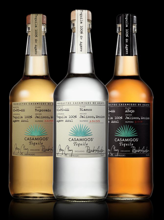 Linha de tequila Casamigos. Foto: Divulgação.