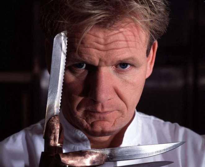 Chef escocês Gordon Ramsay é famoso por apresentar programas de tevê de gastronomia. Foto: Reuters.