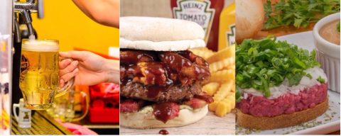 Festival de hambúrguer, carne de onça, churros e chope marcam o fim de semana