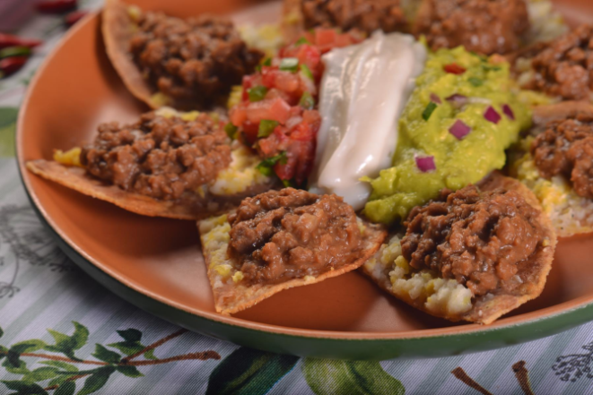 O totopo vegano leva chili de carne de soja e queijo cremoso, feito a base de tofu. Custa R$ 28,80.