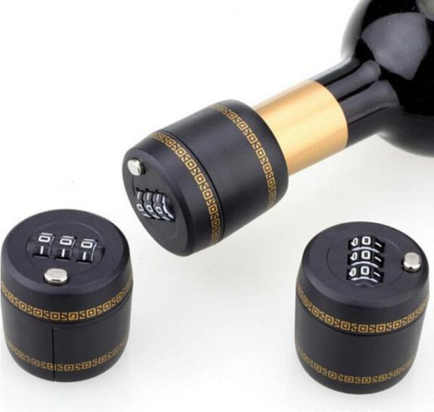 Empresa lança cadeado com senha para trancar garrafas de vinho