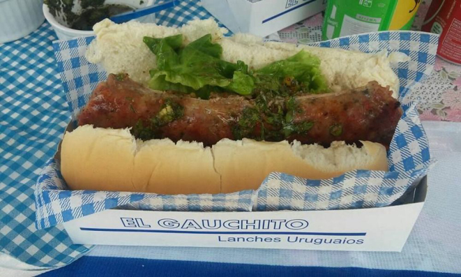 Choripan do Uruguai. Foto: Divulgação