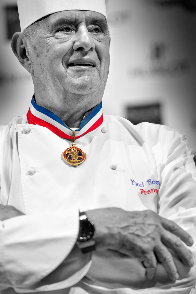 O chef Paul Bocuse é considerado o "papa" da culinária francesa. Foto: Bocuse d'Or/divulgação