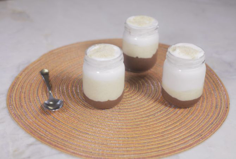 Receita de sobremesa gelada de farinha láctea