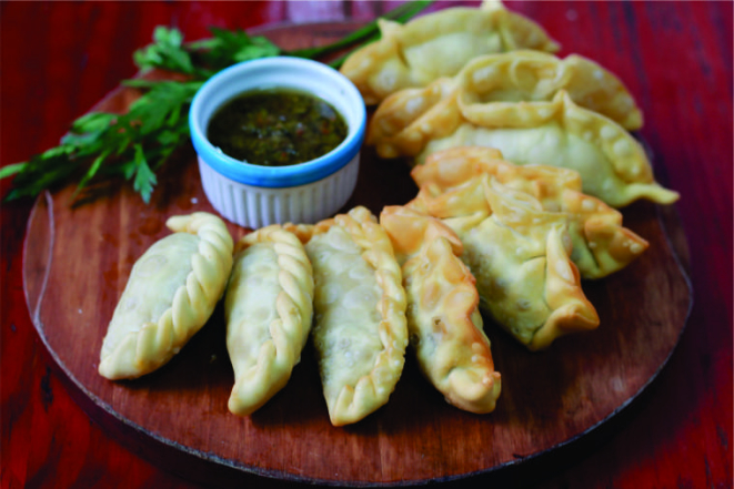 As empanadas são servidas no bar de drinks e petiscos Cuba Livre. Foto: Divulgação