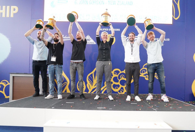 A polonesa é a primeira mulher a vencer a competição em 20 anos. Foto: World Barista Championship. 