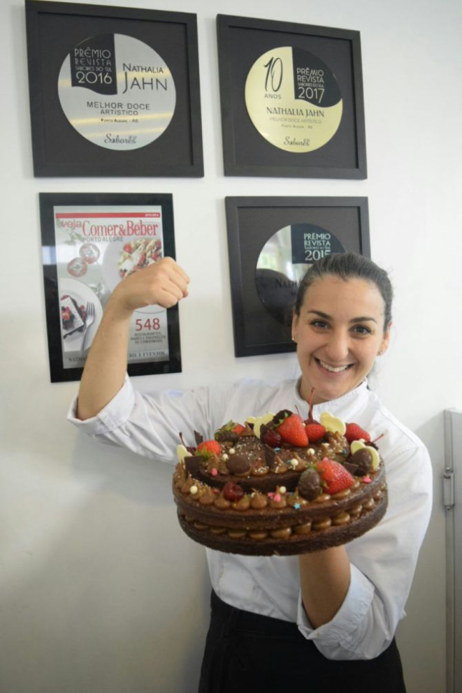 Chef Nathalia Jahn largou o sonho de seguir carreira médica e<br>foi estudar gastronomia na França. Foto: Divulgação