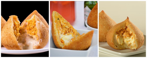 Uma polêmica ronda o mundo das coxinhas: onde morder primeiro?