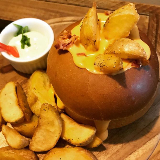 Hambúrguer fondue. Foto: Divulgação