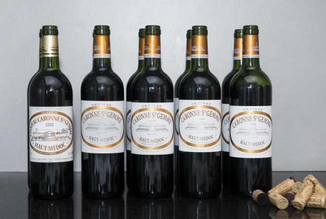 Degustação vertical de Château Caronne. Safras: 2000., 2005, 2009, 2012, 2014. Foto: Letícia Akemi/Gazeta do Povo.