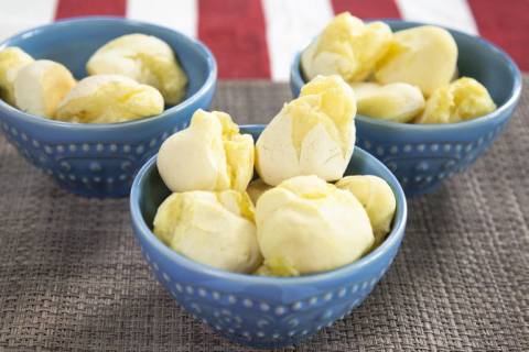 Receita de pão de queijo vegano