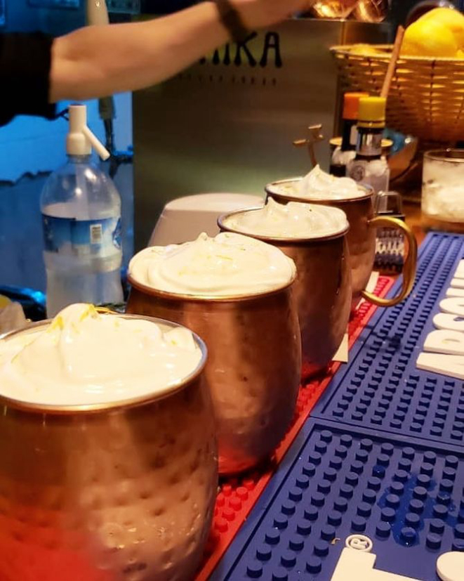 Moscow mule do Afonso Burger Bar. Foto: divulgação