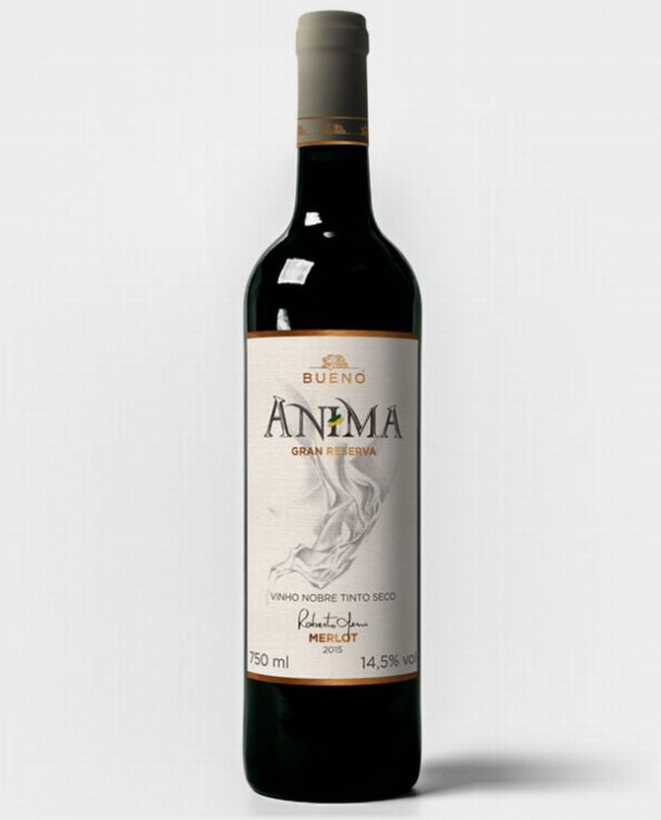 Espumante Anima, da vinícola do apresentador Galvão Bueno. Foto: Reprodução / Bueno Wines