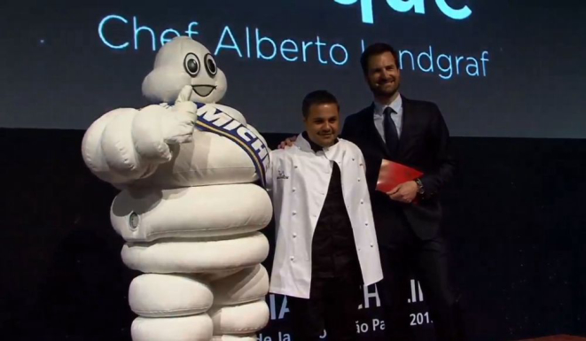 Um dos novos premiados do ano foi o chef Alberto Landrgaf, do carioca Oteque. Foto: reprodução.