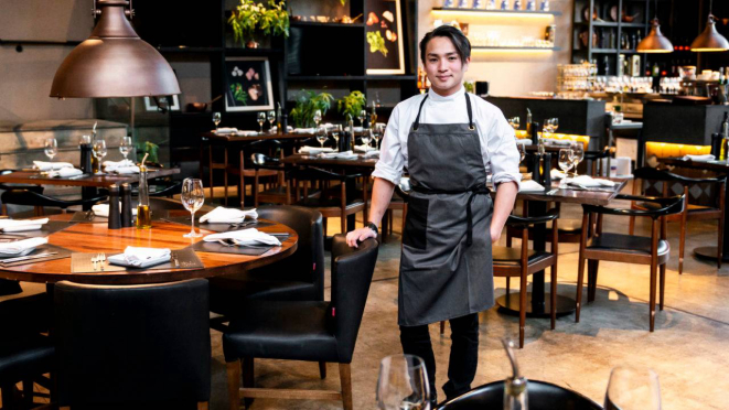 Danilo Takigawa, chef do Bobardí e um dos talentos emergentes da geração de cozinheiros em Curitiba. 