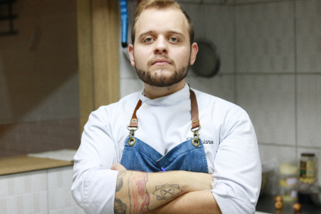 Chef Bruno Deminciano, de Santa Catarina. Foto:  Matheus Ventura.