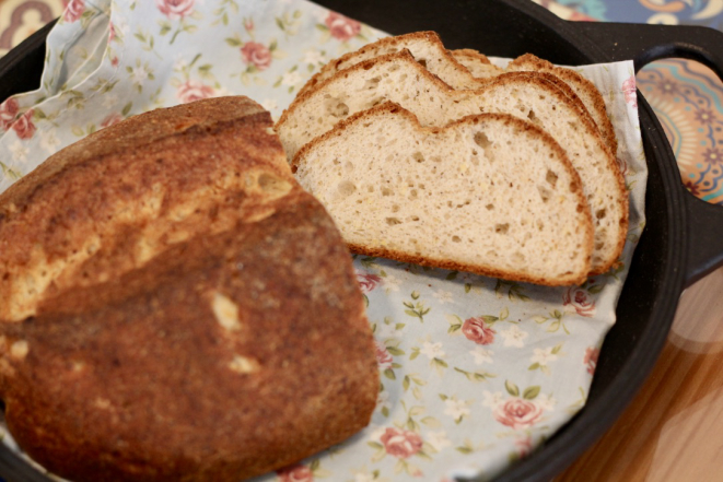 Pão italiano sem glúten da chef Carla Serrano. Foto: Divulgação