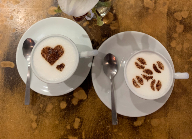 Capuccino, da La Rauxa Café. Foto: Divulgação. 