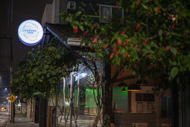 Fachada do restaurante Gurumê-san, em Jaraguá do Sul. Foto: Rodrigo Augusto Zerbien/Divulgação