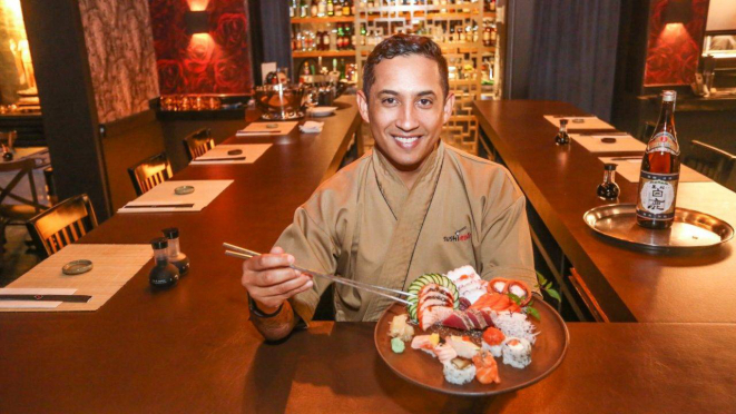 Chef Tikinho, proposta mais descontraída e sabores especiais no Sushi Arte Lounge Bar. 