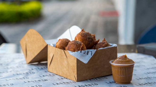 Bolinho de chuva com doce de leite - sobremesa afetiva.