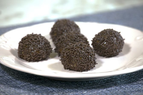 Brigadeiro de cerveja preta