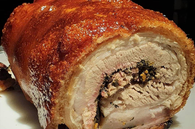 A Porchetta do Armazém Santo Antônio, destaque especial neste fim de semana. 