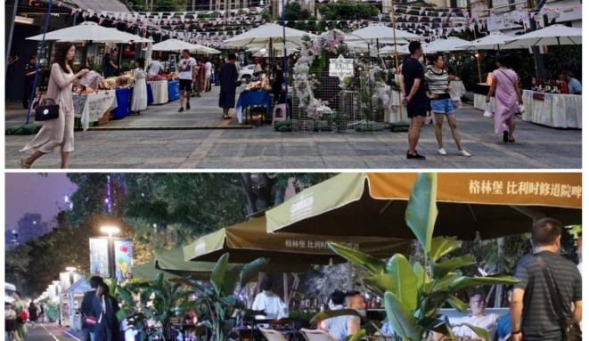 O apoio aos pequenos negócios, pequenos restaurantes é visto pelo aumento das feirinhas em calçadas de shopping, fechamento de ruas e o aumento de eventos temáticos pela cidade.