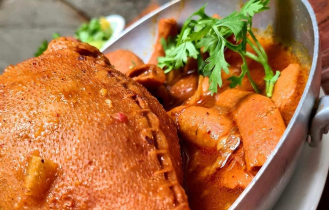 A buchada do Restaurante Seu Luna também faz muito sucesso. Foto: Reprodução/Instagram