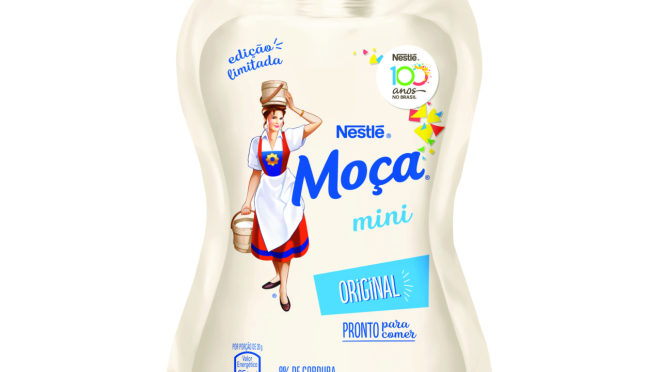 O Mocinha está de volta nos 100 anos do Leite Moça no Brasil. Foto: Divulgação/Nestlé