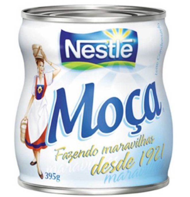 A embalagem em forma de corpo de moça e sem o rótulo em papel não pegou. Foto: Reprodução/Nestlé