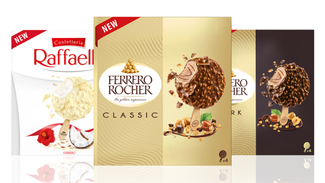 O Grupo Ferrero entra no mercado de sorvetes 