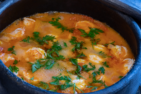 Moqueca de camarão