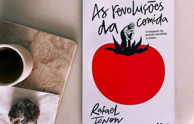 As revoluções da comida é o segundo livro de Rafael Tonon. Foto: Reprodução/Instagram