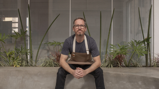 Erich Zelazowski, apesar do sobrenome, o chef e cozinheiro da casa italiana. 