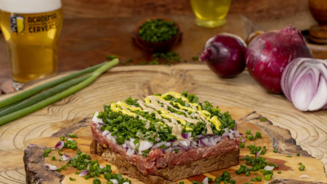 Carne de onça da Academia das Cervejas. Foto: Gean Cavalheiro