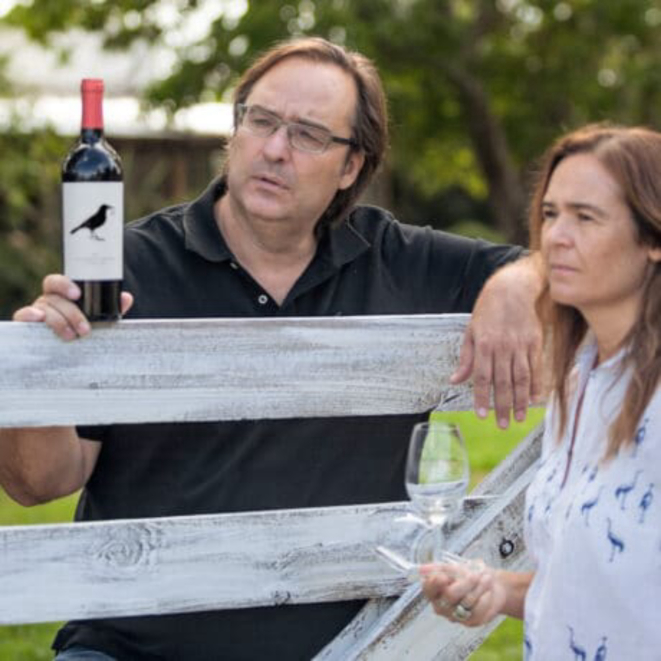 Luis Barraud e Andrea Marchiori, enólogos e proprietários da Bodega Bodega Marchiori &amp; Barraud.