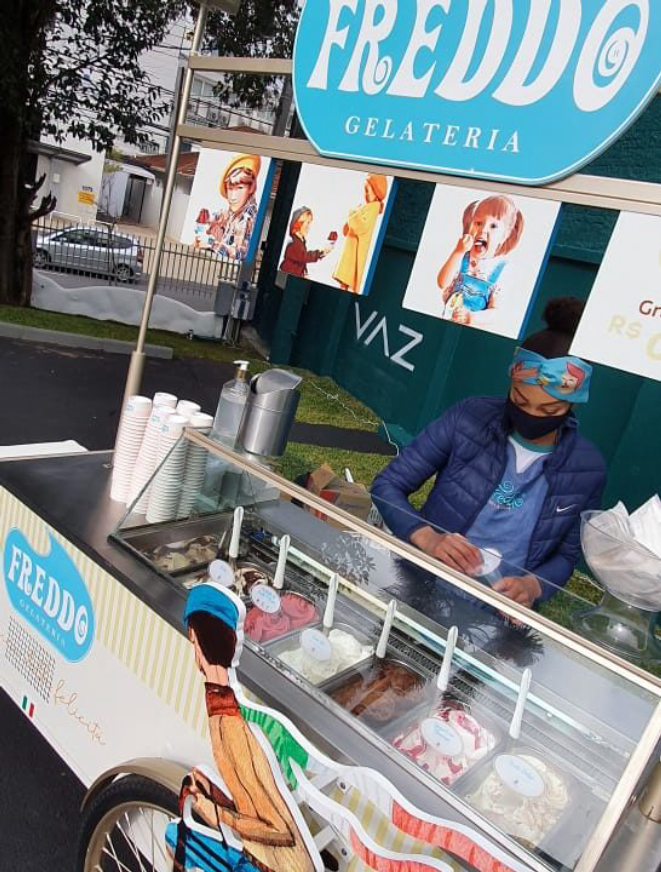 Preparo artesanal é um dos segredos da Freddo Gelateria.