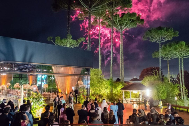 Espaços abertos para eventos são ainda mais preferidos pelos clientes. Na foto, evento no Espaço Klaine.  