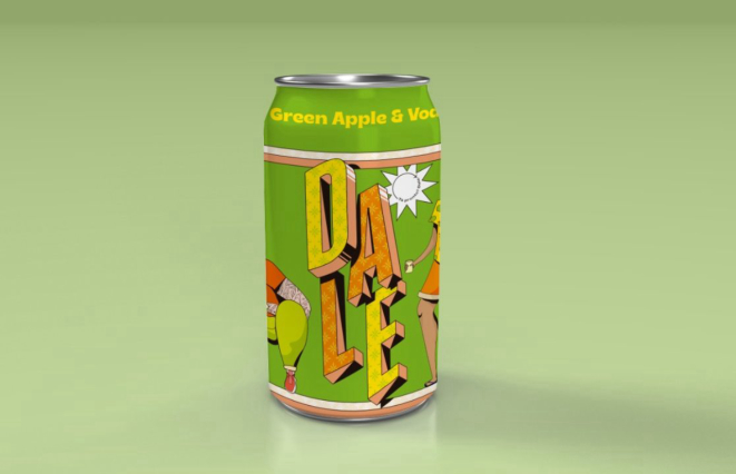 Green Apple, o próximo coquetel a ser lançado no mercado pela Hambre. 