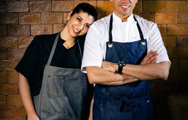 A dupla Lisiane Arouca e Fabrício Lemos está à frente do restaurante Origem, de Salvador. Foto: Reprodução/Instagram