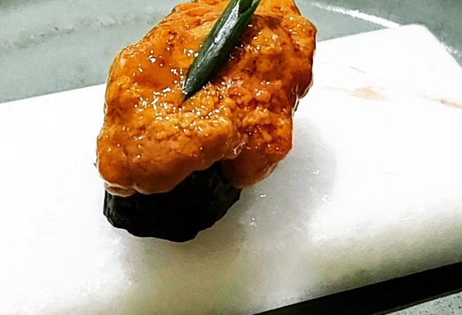 O Sushi de Uni que passou por mim e não parou. 