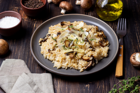 Risoto de Funghi para quem está solteiro ou de casal no Dia dos Namorados