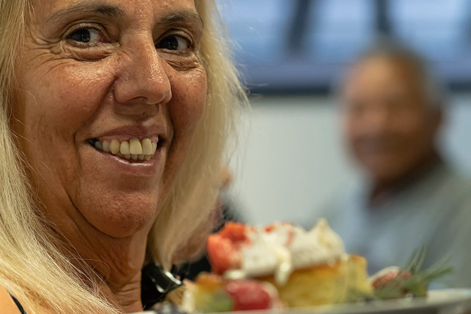 Esmeralda Félix da Fonseca compartilhou sua receita de cuca de banana 