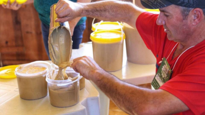 Melado de Capanema é produto típico produzido a partir da cana-de-açúcar. 