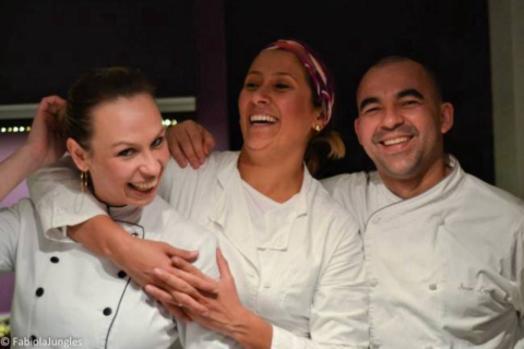 Ivan Lopes e Claudia Krauspenhar, parceiros de sempre, cozinham juntos